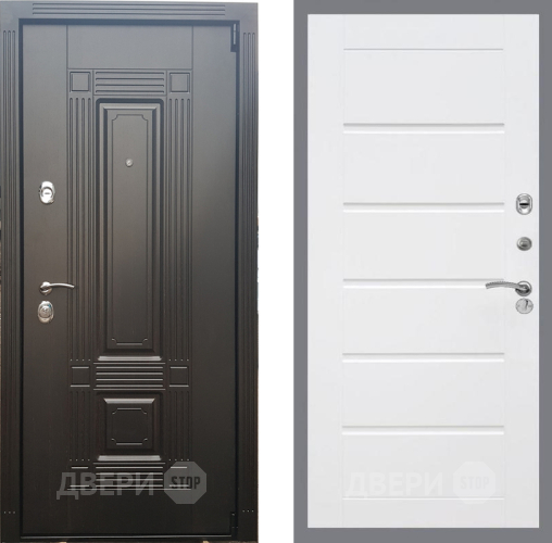 Входная металлическая Дверь Рекс (REX) 9 Сити Белый ясень в Ногинск