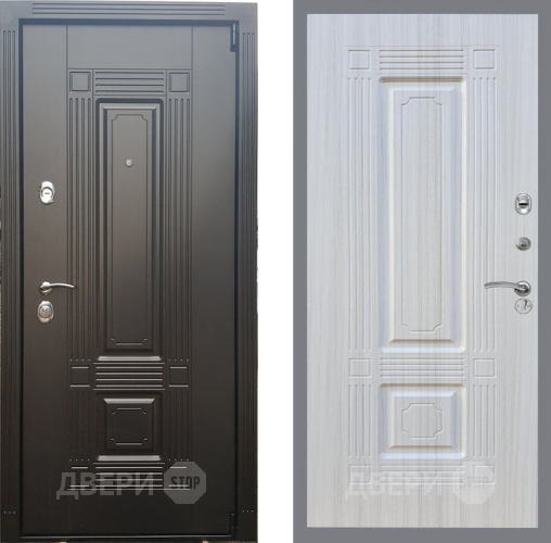 Входная металлическая Дверь Рекс (REX) 9 FL-2 Сандал белый в Ногинск