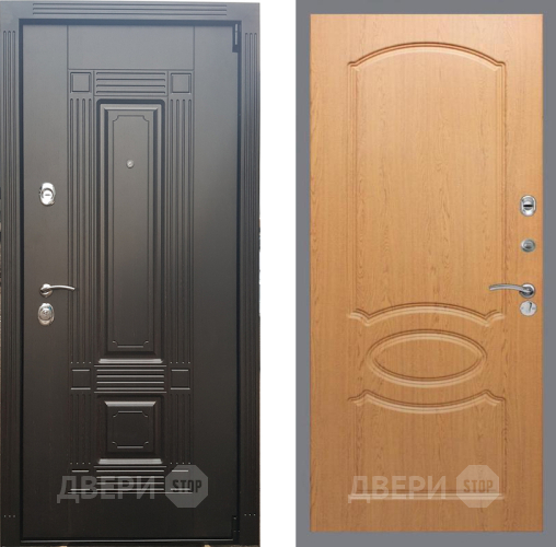 Входная металлическая Дверь Рекс (REX) 9 FL-128 Дуб в Ногинск