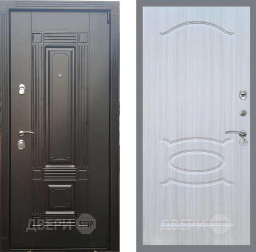 Входная металлическая Дверь Рекс (REX) 9 FL-128 Сандал белый в Ногинск