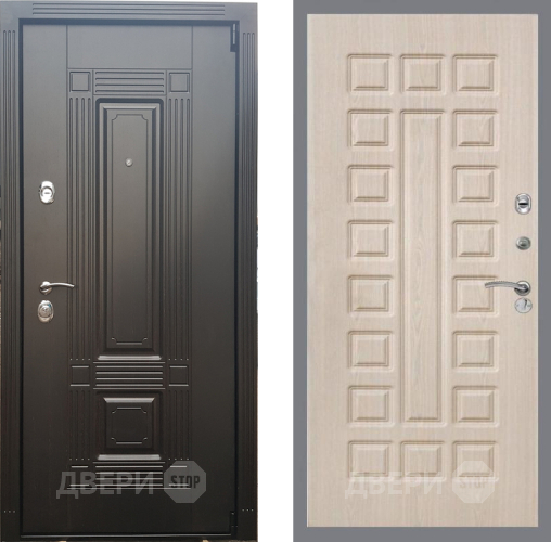 Входная металлическая Дверь Рекс (REX) 9 FL-183 Беленый дуб в Ногинск