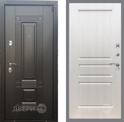 Входная металлическая Дверь Рекс (REX) 9 FL-243 Лиственница беж в Ногинск