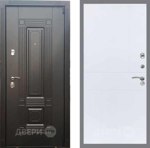 Входная металлическая Дверь Рекс (REX) 9 FL-290 Силк Сноу в Ногинск