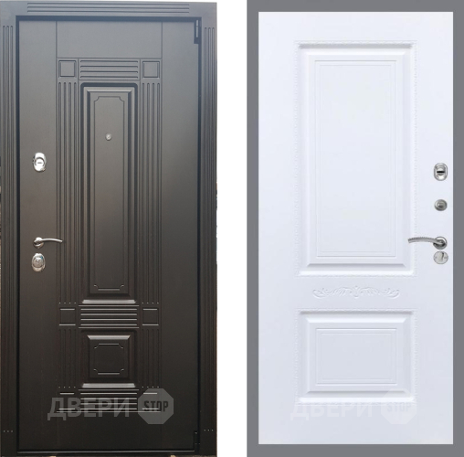 Входная металлическая Дверь Рекс (REX) 9 Смальта Силк Сноу в Ногинск