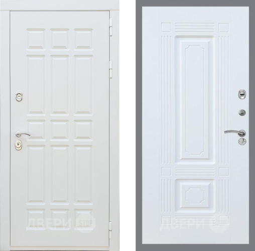 Входная металлическая Дверь Рекс (REX) 8 Силк Сноу FL-2 Силк Сноу в Ногинск