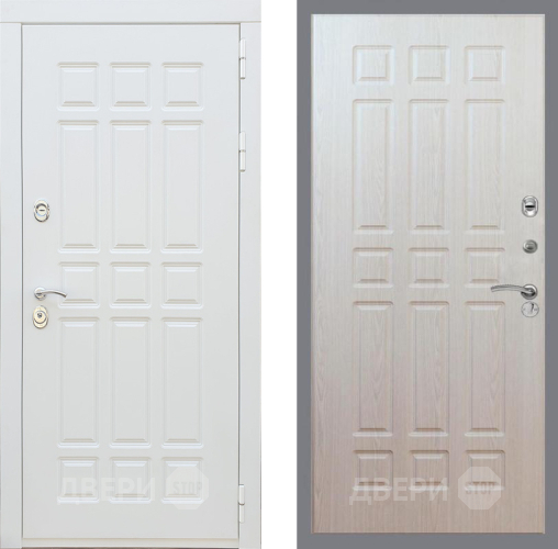 Дверь Рекс (REX) 8 Силк Сноу FL-33 Беленый дуб в Ногинск