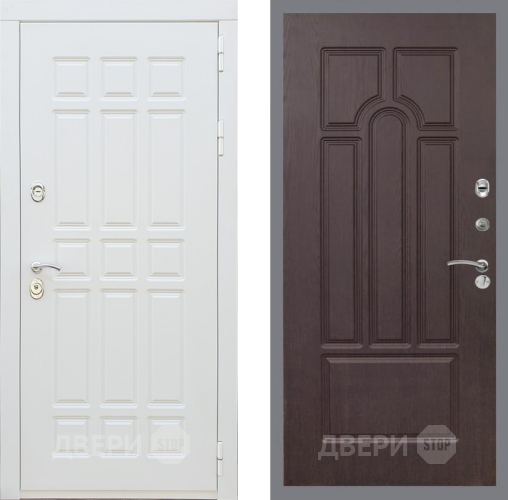 Входная металлическая Дверь Рекс (REX) 8 Силк Сноу FL-58 Венге в Ногинск