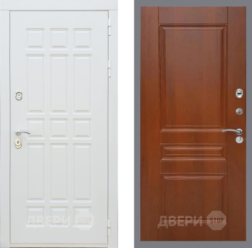 Входная металлическая Дверь Рекс (REX) 8 Силк Сноу FL-243 Итальянский орех в Ногинск