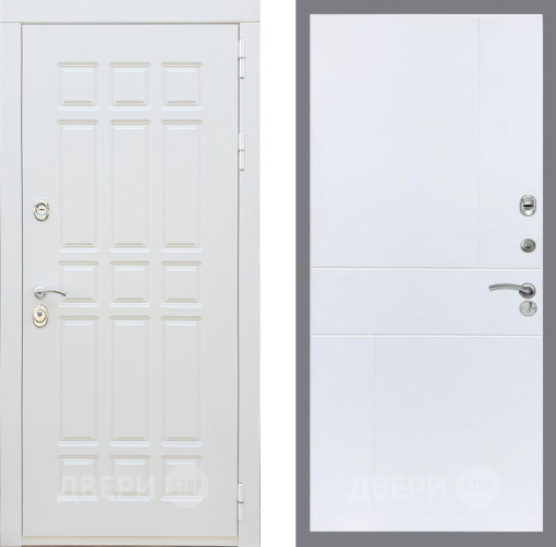 Входная металлическая Дверь Рекс (REX) 8 Силк Сноу FL-290 Силк Сноу в Ногинск