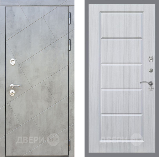 Входная металлическая Дверь Рекс (REX) 22 FL-39 Сандал белый в Ногинск