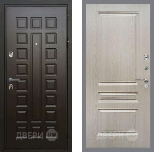 Дверь Рекс (REX) Премиум 3к FL-243 Беленый дуб в Ногинск