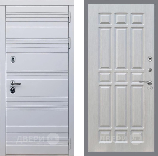 Входная металлическая Дверь Рекс (REX) 14 Силк Сноу FL-33 Лиственница беж в Ногинск