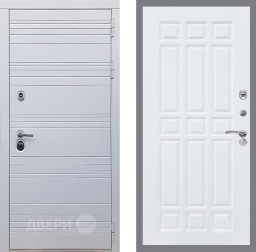 Входная металлическая Дверь Рекс (REX) 14 Силк Сноу FL-33 Силк Сноу в Ногинск