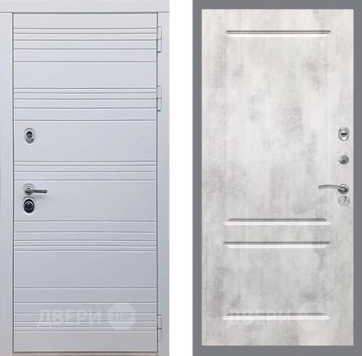 Дверь Рекс (REX) 14 Силк Сноу FL-117 Бетон светлый в Ногинск