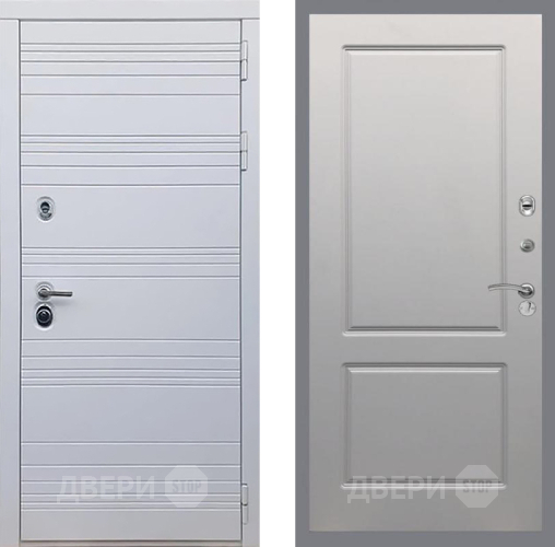 Входная металлическая Дверь Рекс (REX) 14 Силк Сноу FL-117 Грей софт в Ногинск