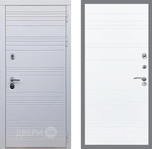 Входная металлическая Дверь Рекс (REX) 14 Силк Сноу Line Силк Сноу в Ногинск