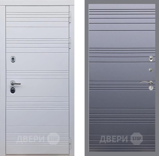Входная металлическая Дверь Рекс (REX) 14 Силк Сноу Line Силк титан в Ногинск