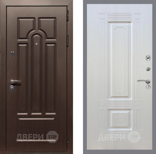 Входная металлическая Дверь Рекс (REX) Эврика FL-2 Лиственница беж в Ногинск