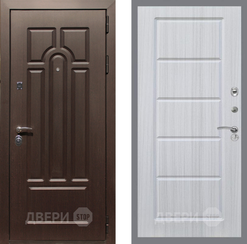 Дверь Рекс (REX) Эврика FL-39 Сандал белый в Ногинск