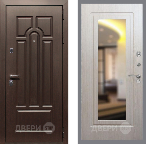 Дверь Рекс (REX) Эврика FLZ-120 Беленый дуб в Ногинск