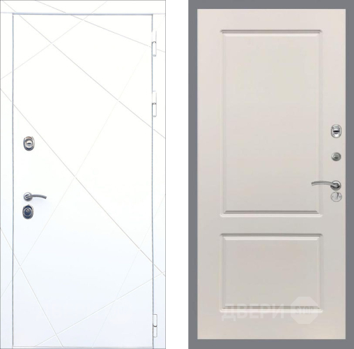 Входная металлическая Дверь Рекс (REX) 13 Силк Сноу FL-117 Шампань в Ногинск