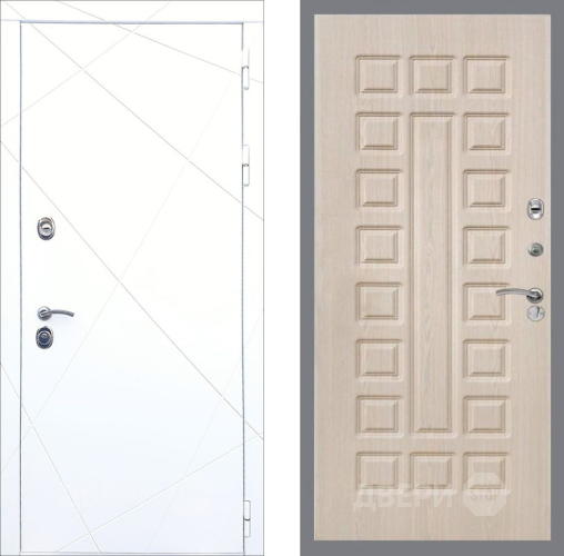 Дверь Рекс (REX) 13 Силк Сноу FL-183 Беленый дуб в Ногинск