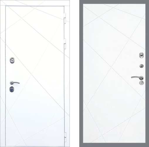 Входная металлическая Дверь Рекс (REX) 13 Силк Сноу FL-291 Силк Сноу в Ногинск