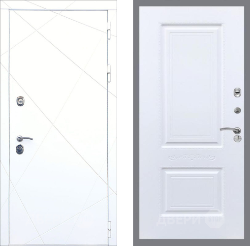 Входная металлическая Дверь Рекс (REX) 13 Силк Сноу Смальта Силк Сноу в Ногинск