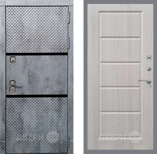 Дверь Рекс (REX) 15 Бетон Темный FL-39 Беленый дуб в Ногинск