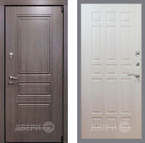 Входная металлическая Дверь Рекс (REX) Премиум-S FL-33 Беленый дуб в Ногинск