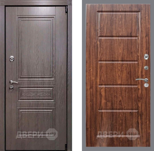 Входная металлическая Дверь Рекс (REX) Премиум-S FL-39 орех тисненый в Ногинск