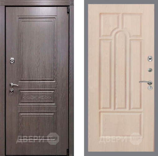 Дверь Рекс (REX) Премиум-S FL-58 Беленый дуб в Ногинск