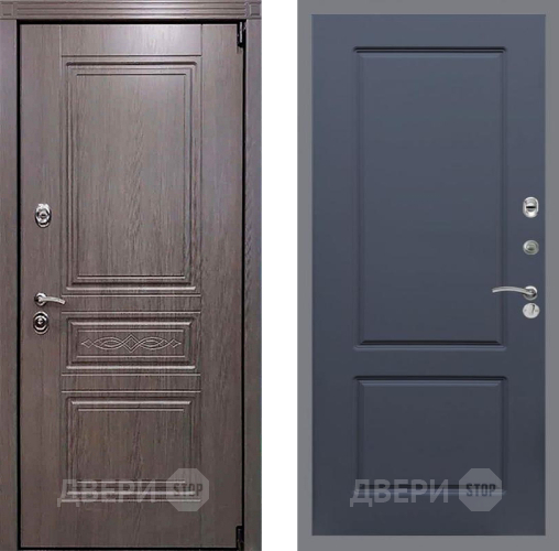 Входная металлическая Дверь Рекс (REX) Премиум-S FL-117 Силк титан в Ногинск