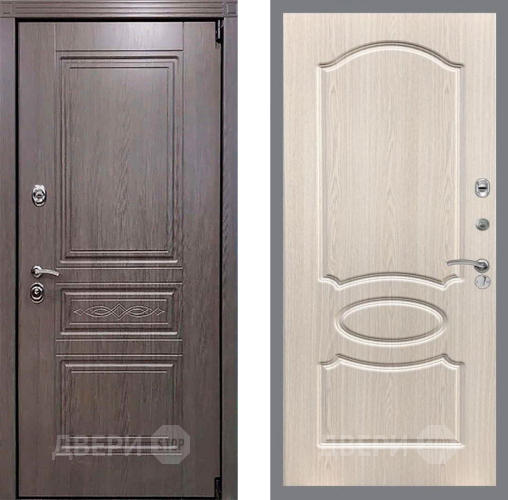 Дверь Рекс (REX) Премиум-S FL-128 Беленый дуб в Ногинск