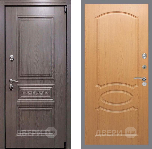 Входная металлическая Дверь Рекс (REX) Премиум-S FL-128 Дуб в Ногинск