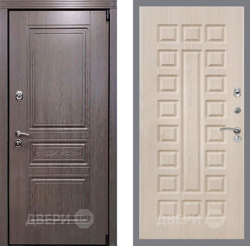 Входная металлическая Дверь Рекс (REX) Премиум-S FL-183 Беленый дуб в Ногинск