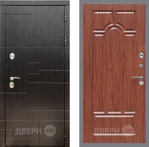 Входная металлическая Дверь Рекс (REX) 20 FL-58 орех тисненый в Ногинск