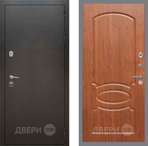 Входная металлическая Дверь Рекс (REX) 5 Серебро Антик FL-128 Морёная берёза в Ногинск