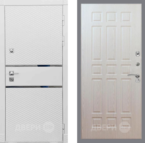 Входная металлическая Дверь Рекс (REX) 15 Силк Сноу FL-33 Беленый дуб в Ногинск