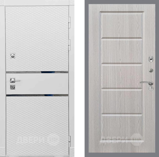 Входная металлическая Дверь Рекс (REX) 15 Силк Сноу FL-39 Беленый дуб в Ногинск