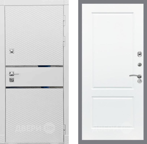 Входная металлическая Дверь Рекс (REX) 15 Силк Сноу FL-117 Силк Сноу в Ногинск