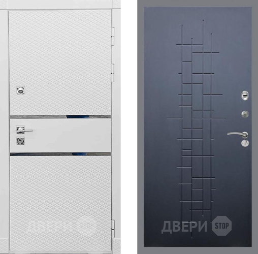 Входная металлическая Дверь Рекс (REX) 15 Силк Сноу FL-289 Ясень черный в Ногинск