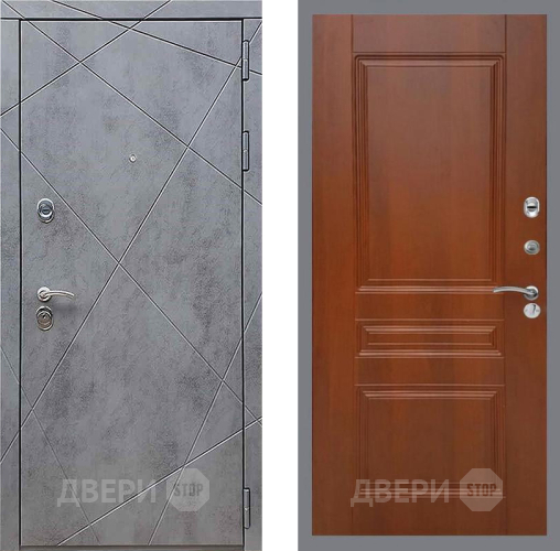 Дверь Рекс (REX) 13 Бетон Темный FL-243 Итальянский орех в Ногинск