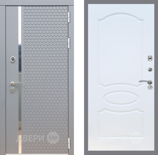 Входная металлическая Дверь Рекс (REX) 24 FL-128 Белый ясень в Ногинск