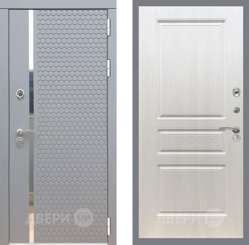 Входная металлическая Дверь Рекс (REX) 24 FL-243 Лиственница беж в Ногинск