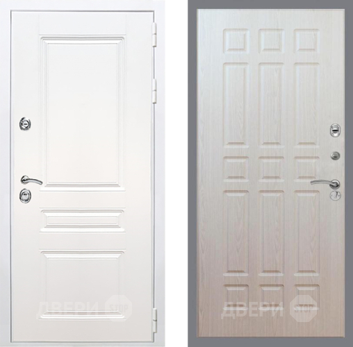 Дверь Рекс (REX) Премиум-н Силк Сноу FL-33 Беленый дуб в Ногинск