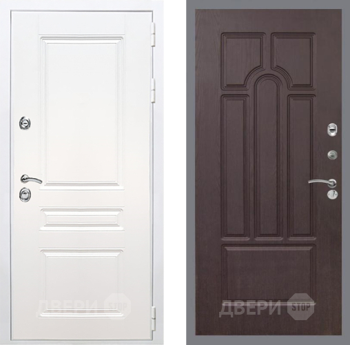 Дверь Рекс (REX) Премиум-н Силк Сноу FL-58 Венге в Ногинск