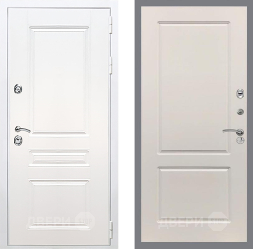 Входная металлическая Дверь Рекс (REX) Премиум-н Силк Сноу FL-117 Шампань в Ногинск