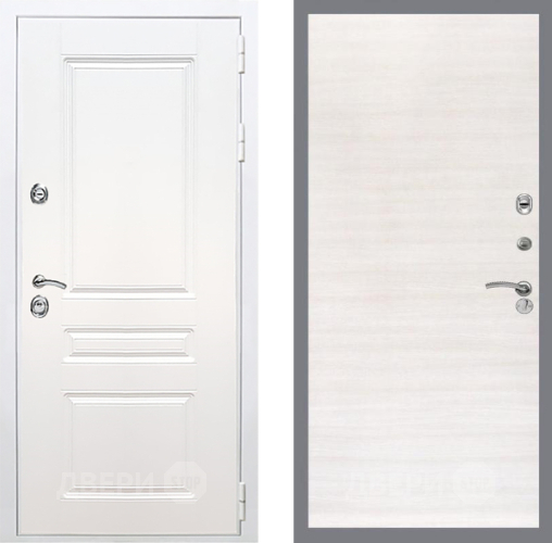 Входная металлическая Дверь Рекс (REX) Премиум-н Силк Сноу GL Акация в Ногинск