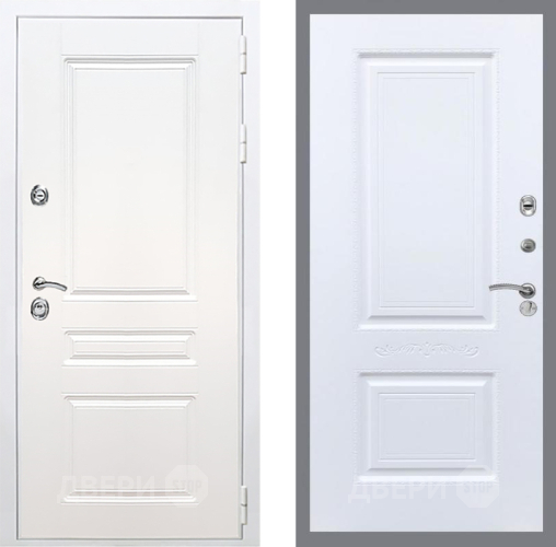 Входная металлическая Дверь Рекс (REX) Премиум-н Силк Сноу Смальта Силк Сноу в Ногинск